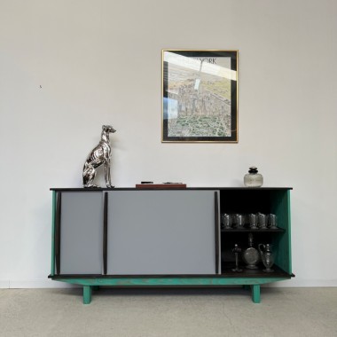 copy of Buffet Bahut enfilade Designer dans le gout Design des années 50 60 Mid century Modern