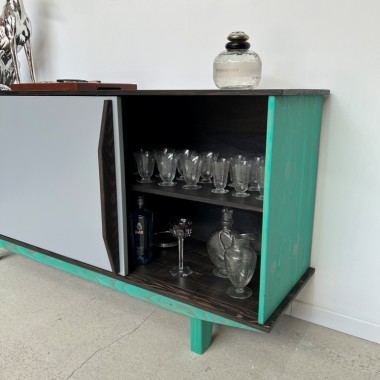 copy of Buffet Bahut enfilade Designer dans le gout Design des années 50 60 Mid century Modern